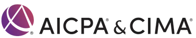 A logo of AICPA & CIMA.