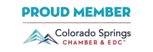 Proud Member logo of Colorado Springs Chamber & EDC.