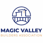 A logo of Magic Valley Builders Association.