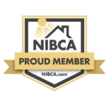 A badge for a Proud Member of NIBCA.