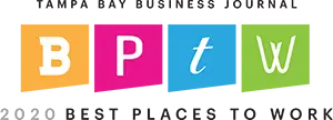 Tampa Bay Business Journal's 2020 Best Places to Work awards.