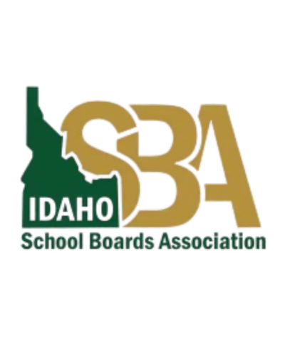 A logo of Idaho School Boards Association.