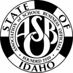 A logo of Idaho Association of School Business Officials.
